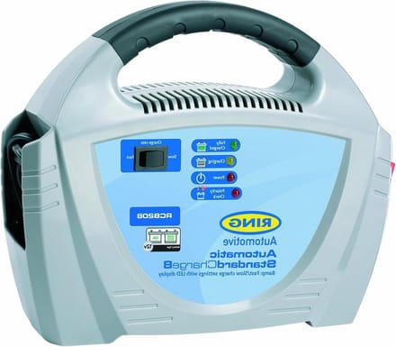 Auto Acculader - Batterijlader Voertuig - Motor Starten - Automatisch Opladen - 8 Ampère - Grijs