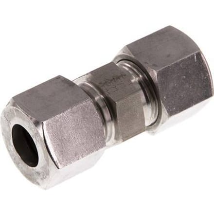 16S RVS Rechte Snijring Koppeling 400 Bar DIN 2353 - FL2S-C-ST-16-S