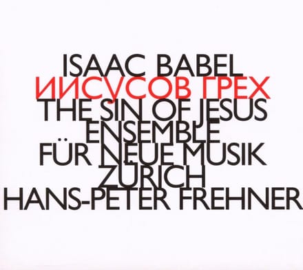 Ensemble Für Neue Musik Zürich - Babel: The Sin Of Jesus (CD)