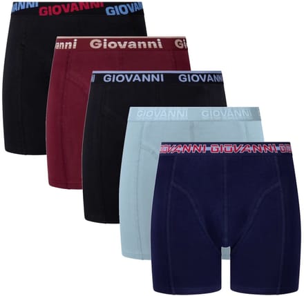 Giovanni heren boxershorts - 5-pack - maat M - M39 Box A