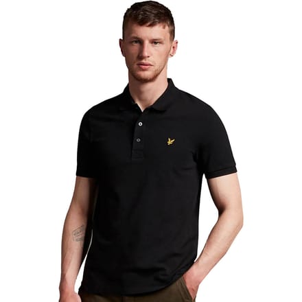 Lyle and Scott Polo Zwart - Maat M - Heren