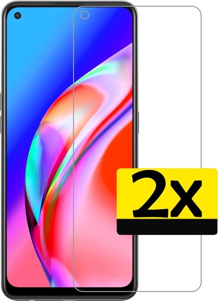 Screenprotector - Geschikt voor OPPO A94 - 2 Stuks - Extra Sterk - Beschermglas - Gehard Glas - Tempered Glass - Screen Protector