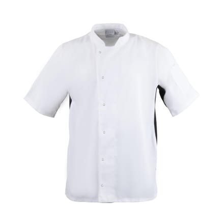 Whites Nevada koksbuis wit met zwart contrast S