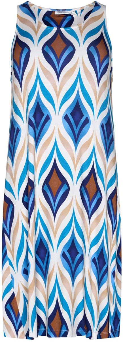 Pastunette Jurk Ocean Drift - Viscose - Mouwloos - Maat 48