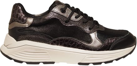 Xsensible Rainbow Stretchwalker GX Sneakers - Dames - Zwart - Maat:36