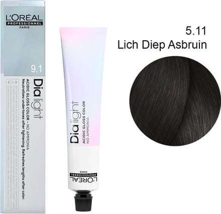 L'Oréal Professionnel - Dia Light - Haarverf - 50 ML - 5.11