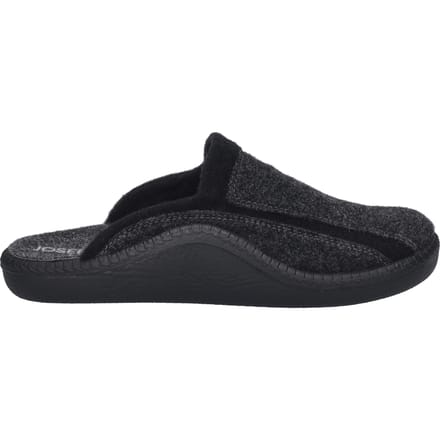 Josef Seibel Monaco H12 Titan Combi Open Pantoffels Grijs/Zwart Vilt Heren