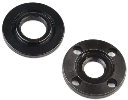 Flensmoerset - Borgmoer Slijperonderdeel - Haakse slijper onderhoud - M14 Schroefdraad - 40 mm Diameter - Metaal