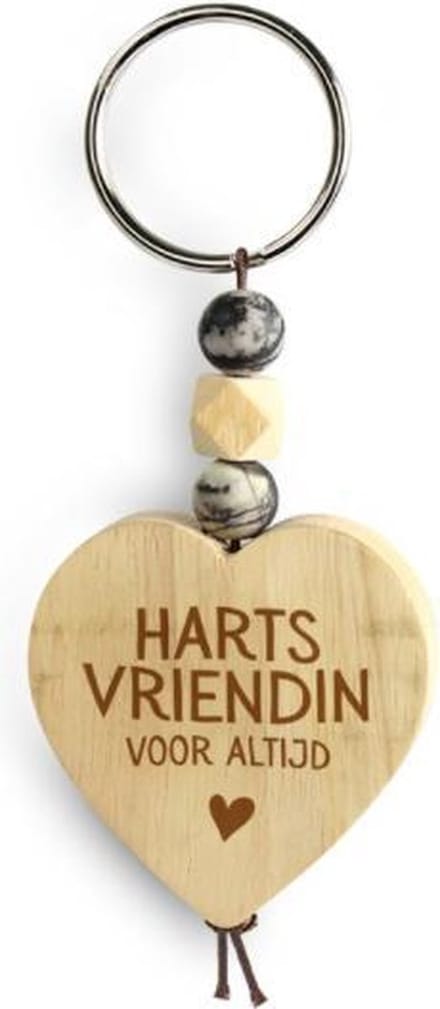 Mijn Hart - Sleutelhanger - Hartsvriendin