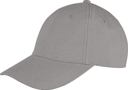 Result Memphis Brushed Cotton Low Profile Cap RH81 - Dove Grey - One size
