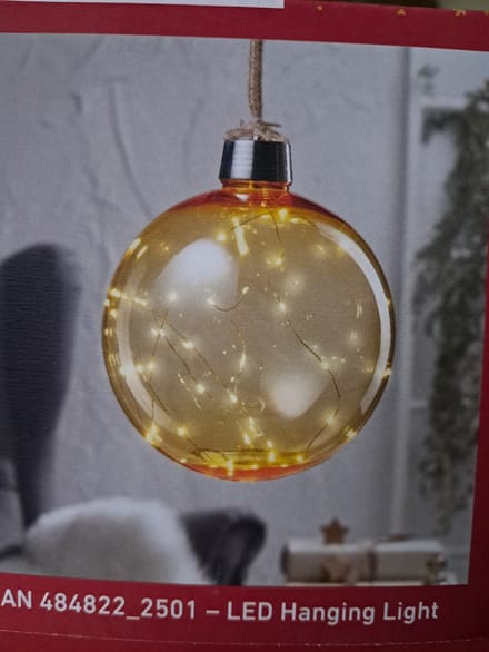 Livarno Home LED Hanglamp - Kerstversiering - Kerstverlichting - 40 LED lampjes