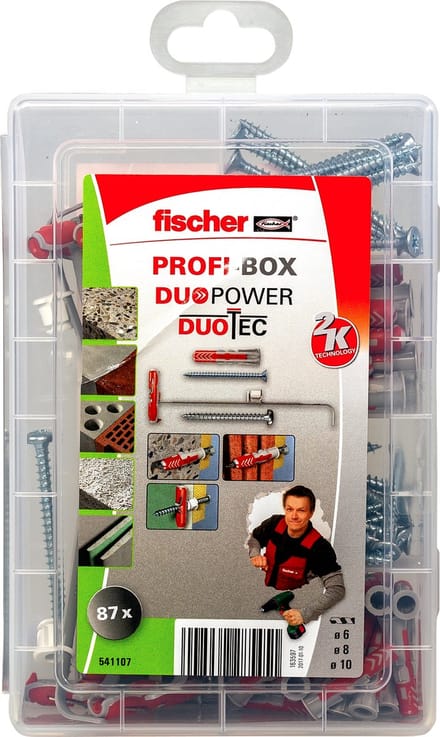 Fischer Universele Plug Profi-box Duopower En Duotec Nylon - 87 Stuks