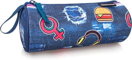 Eastwick - Etui Rond - Denim Patch - 21 cm