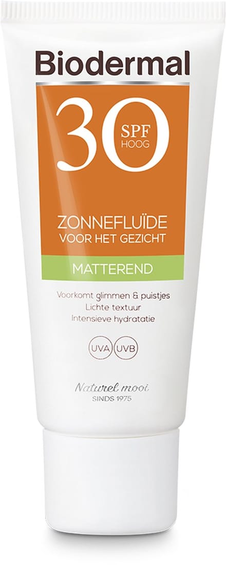 Biodermal Matterende Zonnefluïde SPF 30 40ml