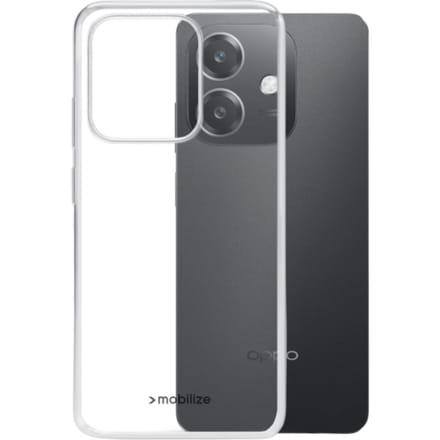Mobilize OPPO A40(M)/A60 Siliconen (TPU) Hoesje Transparant
