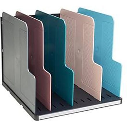 Exacompta Modulotop Sorter A4+ Skandi geassorteerde kleuren, 5 verdelers, etikethouder, Blaue Engel, 25 jaar garantie