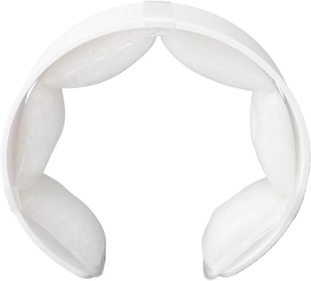 Nekkoeler Ring - Hals Koeler - Warmte Verlichten - Ergonomisch Ontwerp - 20 x 19 x 5 cm - Wit