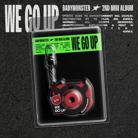 BABYMONSTER - WE GO UP (MINI BEAM SLEUTELHANGER Ver.) black