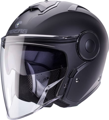 Caberg Jet Soho motorhelm mat zwart - Maat S