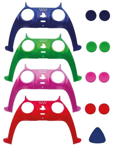 iMP TECH Controller Styling Kits - Faceplate and Thumb Grips x 4(White box) - Sony PlayStation 5