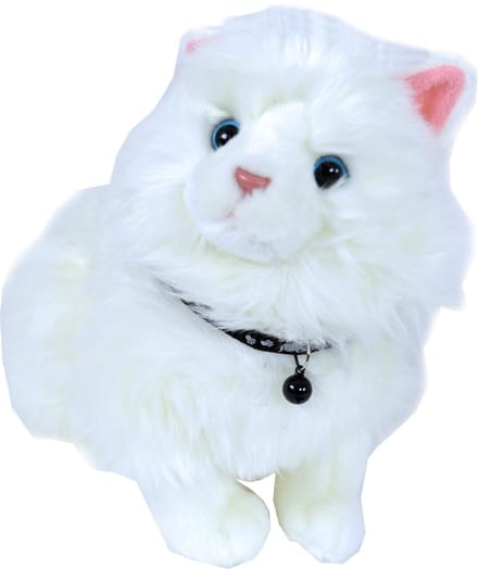 Kattenhalsband nylon muis zwart reflecterend