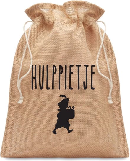 Pepernotenzakje Hulppietje - jute - Sproetiz