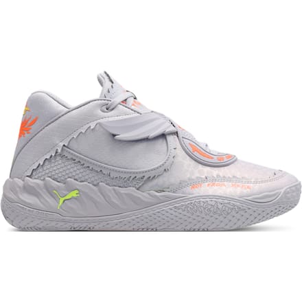 PUMA Unisex Mb.05 Metallic Vibrant Silver-yellow Alert-glowing Re Größe: 40.5 | Trainers Outlet | Unisex | Grau