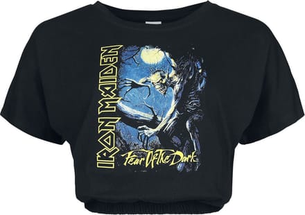 Iron Maiden Fear Dames T-shirt - zwart - XL