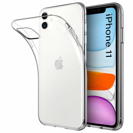 Ntech hoesje Geschikt voor iPhone 11 TPU Back Cover - Transparant
