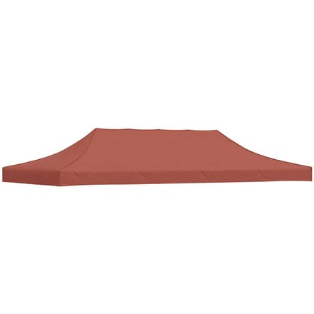 vidaXL - Partytentdak - 270 - g/m² - 6x3 - m - terracotta