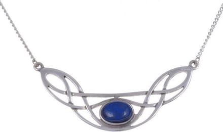 Keltische Boog hanger | keltische sieraden met steenen