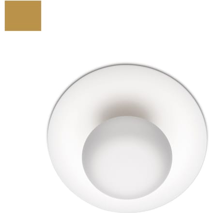 Vibia - Funnel Plafond-/Wandlamp - bladgoud - Ø 35 cm