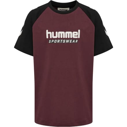 T-shirt met kinderlogo Hummel
