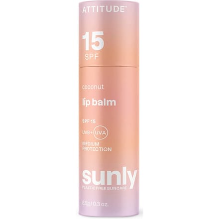 Attitude™ Sunly Lippenbalsem Kokosnoot 15 SPF 8,5 Lippenbescherming