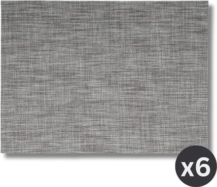 ZICZAC - Placemat PURUS - SET/6 - Microban, antibacterieel, grijs