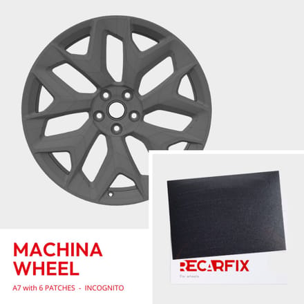 Tesla Model X - Velgschade patch Machina Wheel Incognito