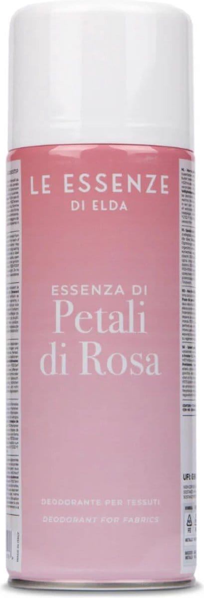 Le Essenze di Elda Textielspray Petali di Rosa 400 ml – Textielverfrisser & Kledingverfrisser – Interieurspray