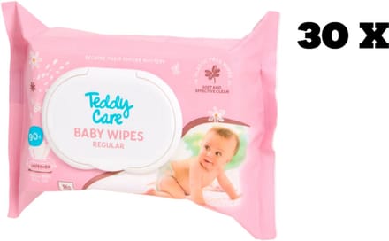 Teddy Care Babydoekjes - 30 x 90 stuks