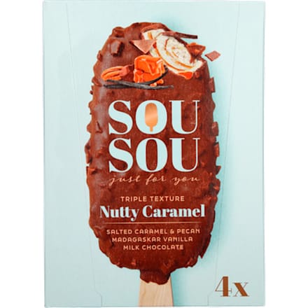 Nutty caramel 4x 100 ml