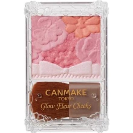 CANMAKE - Glow Fleur Cheeks - 6g - 01 Peach Fleur