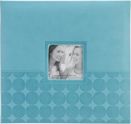 Pioneer - Aqua Embossed Post Bound Frame Album 12"X12" (MB10EMB 64082)