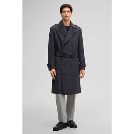 Trenchcoat Trench Summer, marineblauw