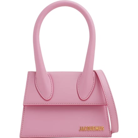 Jacquemus Le Chiquito Moyen lichtroze tas