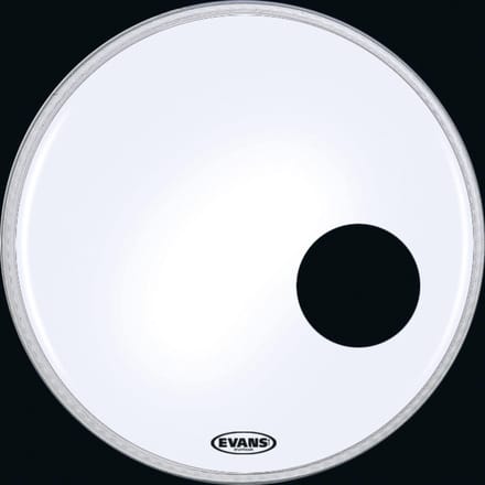 Evans EQ3 Smooth wit 18", BD18RSW, bas Drum Reso - Bass drumvel