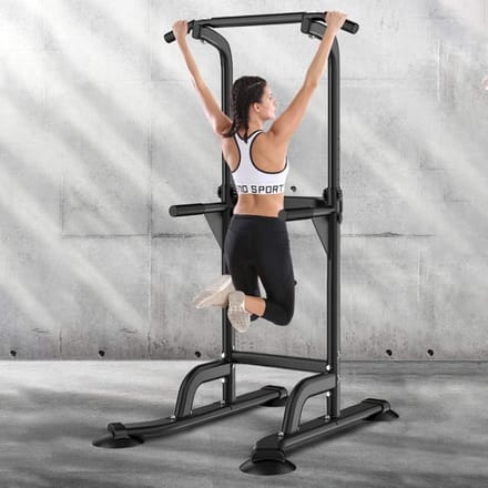 Verstelbare Pull-Up Bar Power Tower - Fitness Station voor Thuisgym