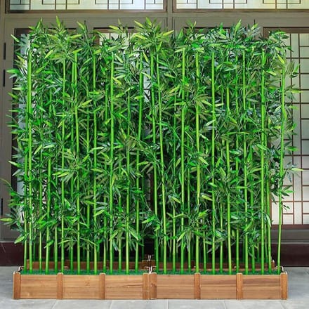 Kunstmatige Bamboe - Nep Bomen - Ruimte Verdelen - Onderhoudsvrij Decor - 1 Meter - Groen