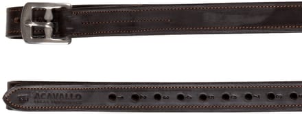 Acavallo Beugelriemen Soft Zwart - 145