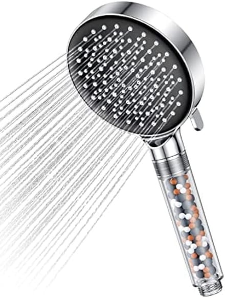 PromoHome Waterbesparende Douchekop met 6 Straalstanden en Filter - Chroom
