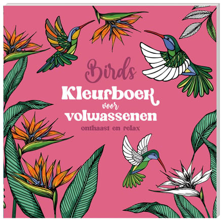 Malbuch für Erwachsene Interstat Birds