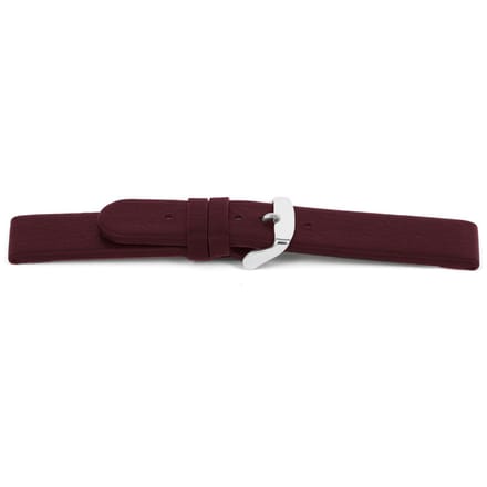 Horlogeband E737 - Leder Classic rood - 16x16 mm